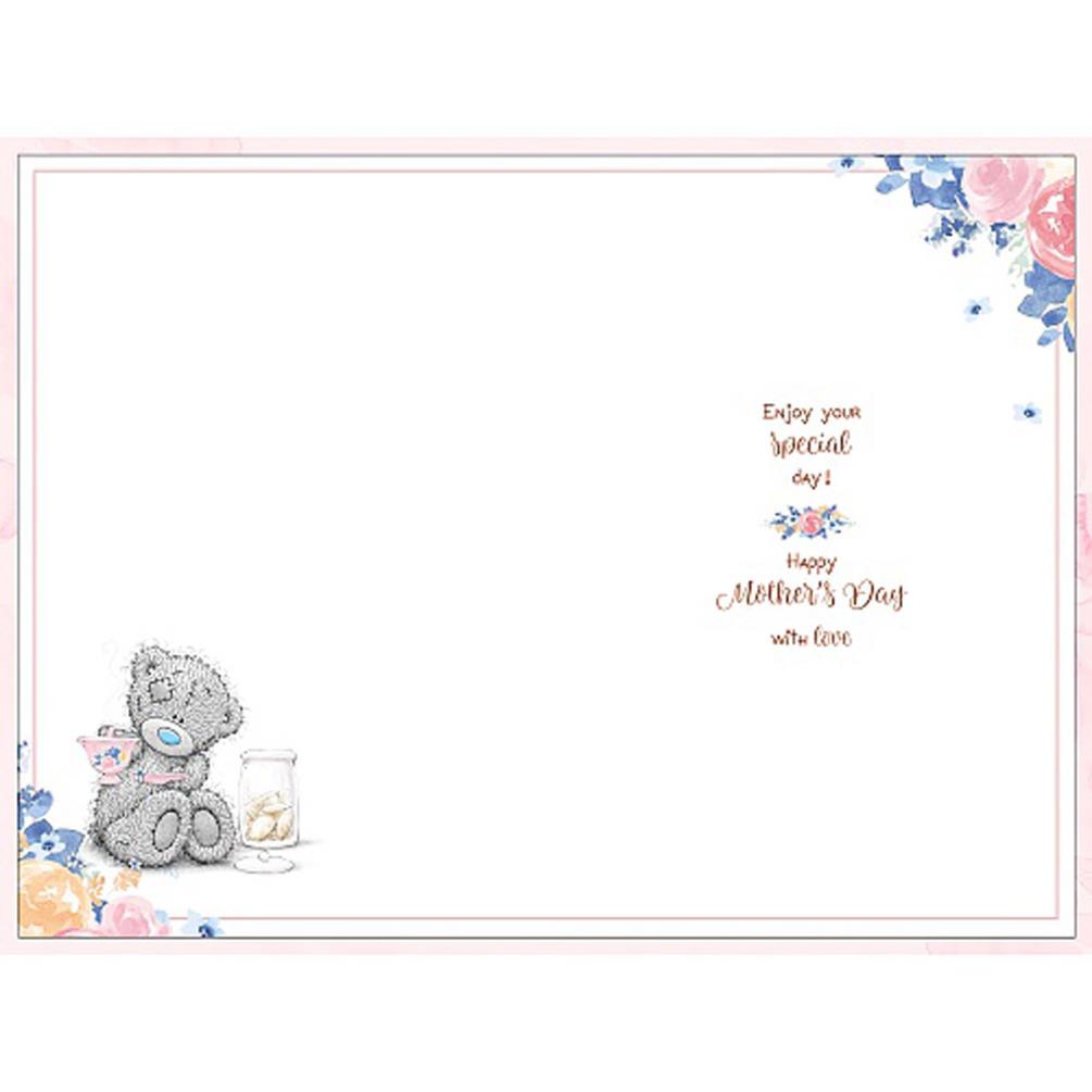Just For You Poem Me to You Bear Mother's Day Card Extra Image 1